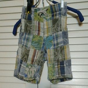 Old Navy Plaid Shorts Trunks Sz 4